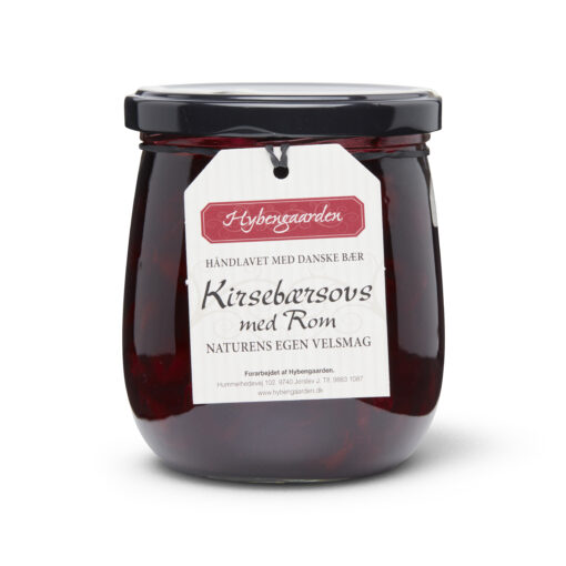 KIRSEBÆR SAUCE MED ROM