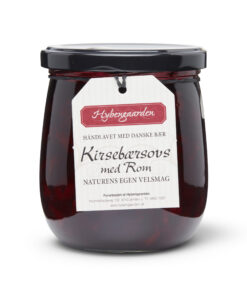 KIRSEBÆR SAUCE MED ROM